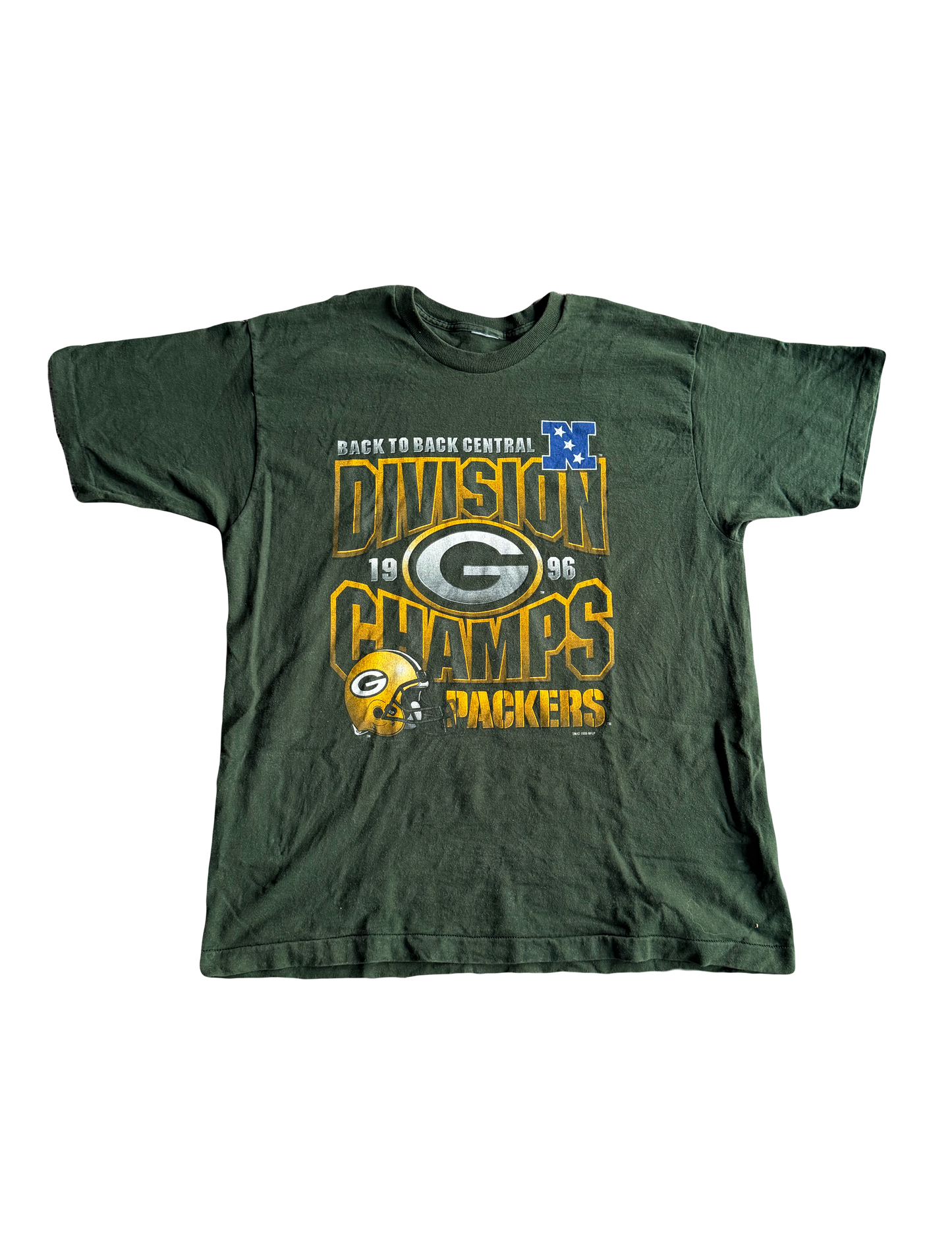 1996 packers champs tee xl