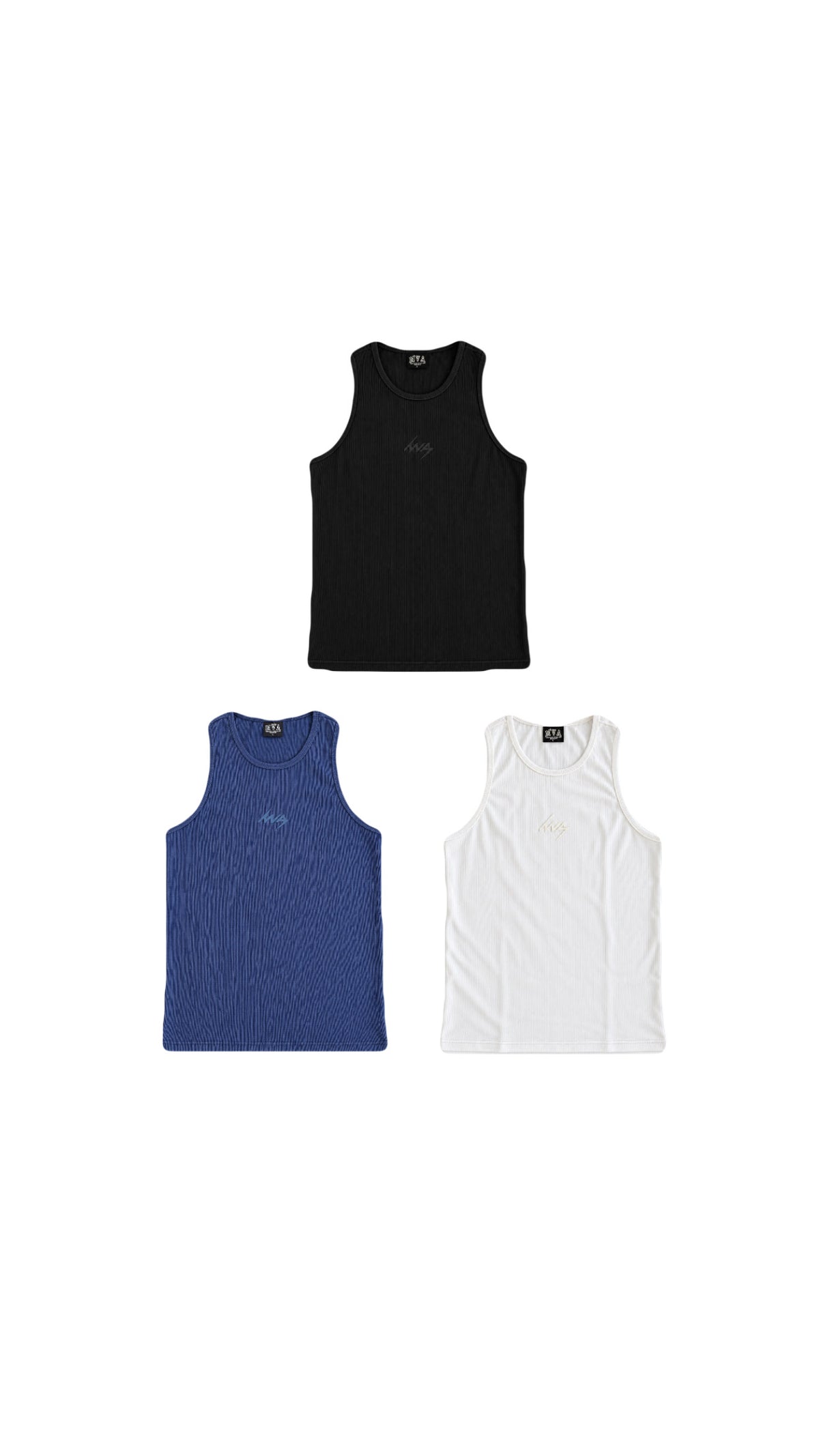 Ribbed tank 3 pack