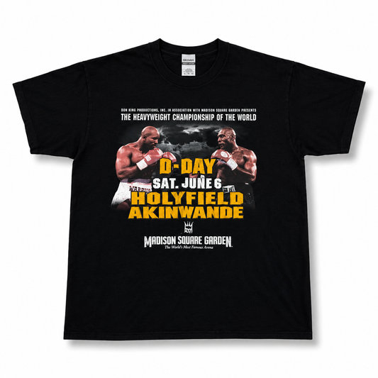 Rare Holyfield heavyweight champion title tee xl