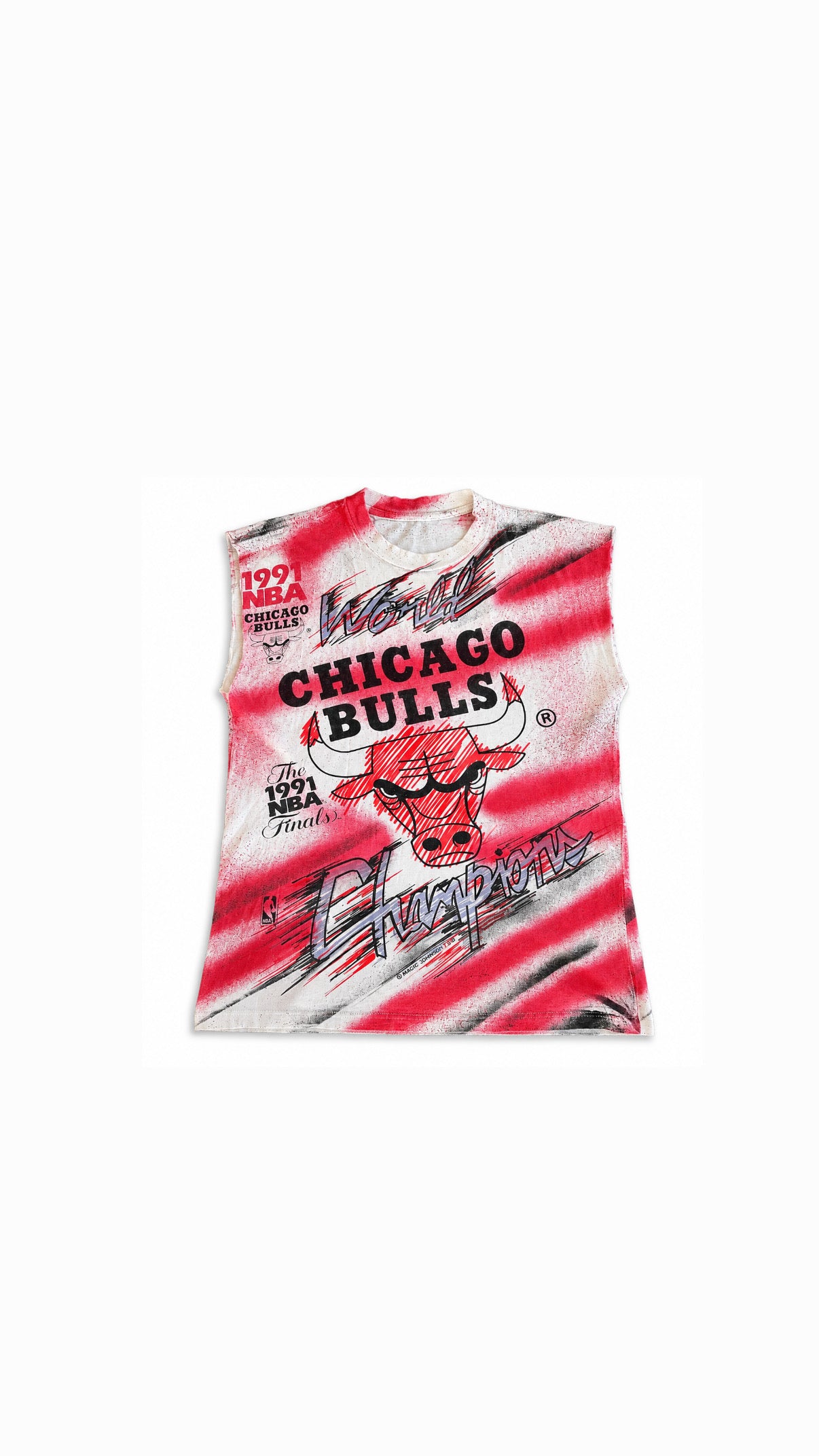 Rare 90s Bulls graphic tee XL