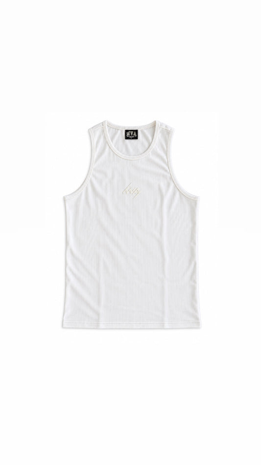 White ribbed tank