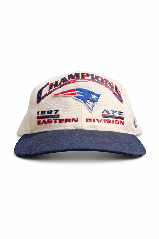 1997 patriots afc champions hat
